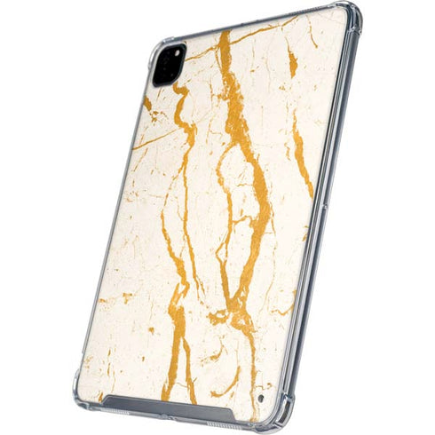 Cracked Marble iPad Pro 12.9in (2020) Clear Case